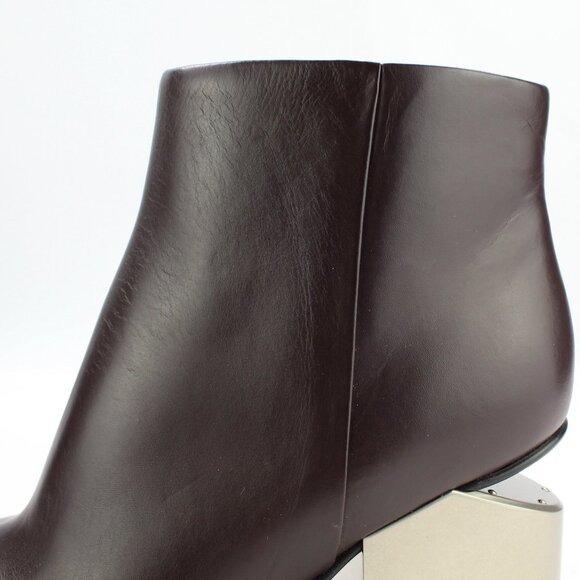 Rare Alexander Wang Gabi Leather Ankle Boots | Iconic Cut-Out Heel | Discontinue - Picture 13 of 16